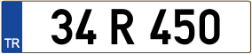 Truck License Plate